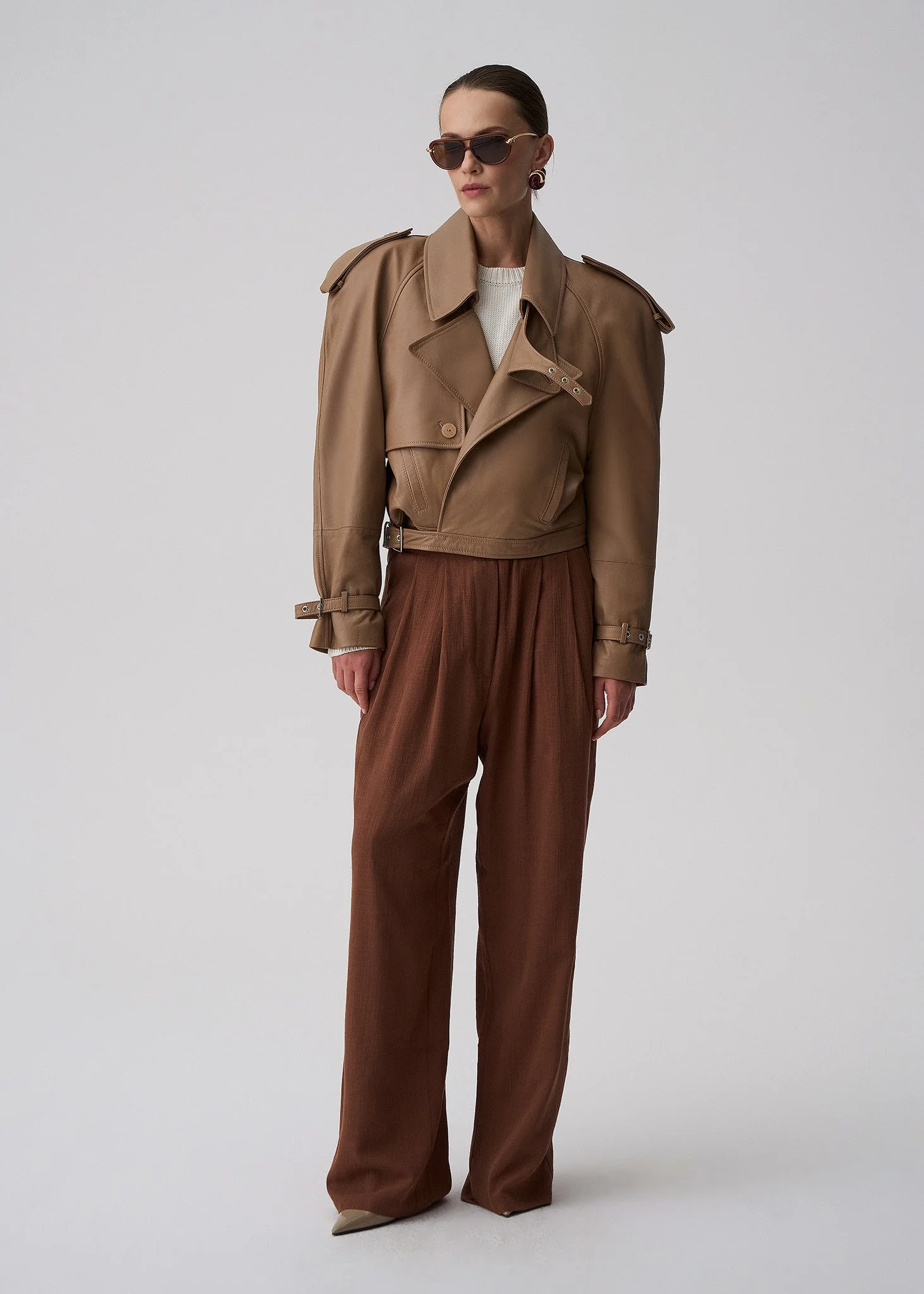 KURTKA KLERO CAMEL - obrazek 2